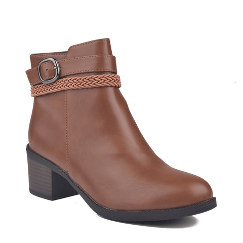 Women Brown Long Boots WN1219