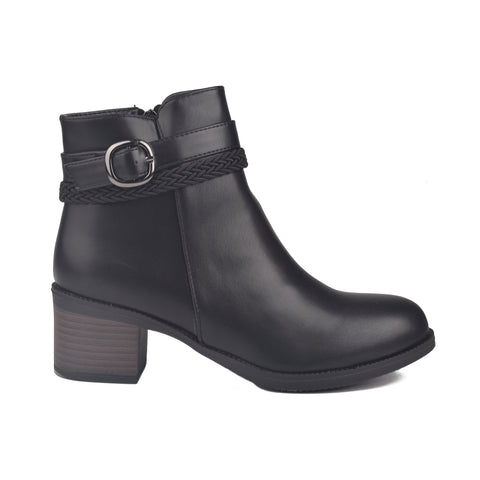Women Black Long Boots WN1219
