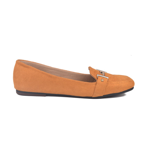 Yellow Suede Women Pumps WN1204