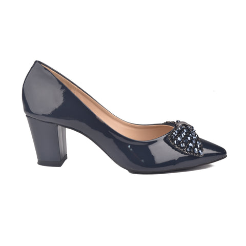 Navy Casual Court Shoes WN1202