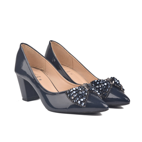 Navy Casual Court Shoes WN1202