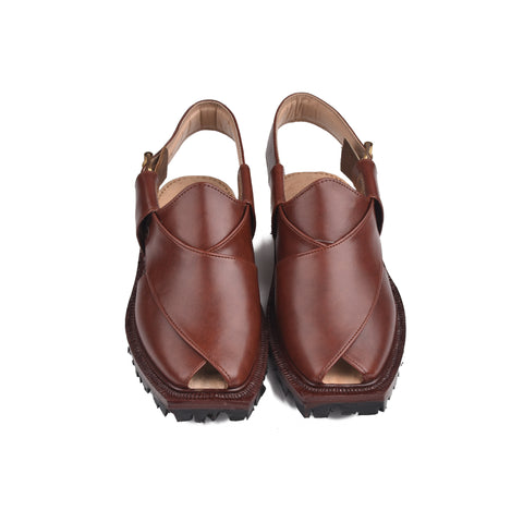 Burgundy Nourozi Chappal MN3039