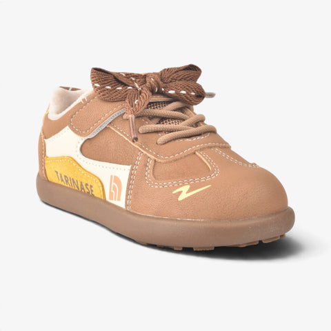 Boys BROWN Casual Sneakers KDJS93/J536
