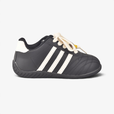 Girls Black Casual Sneakers KDJ545