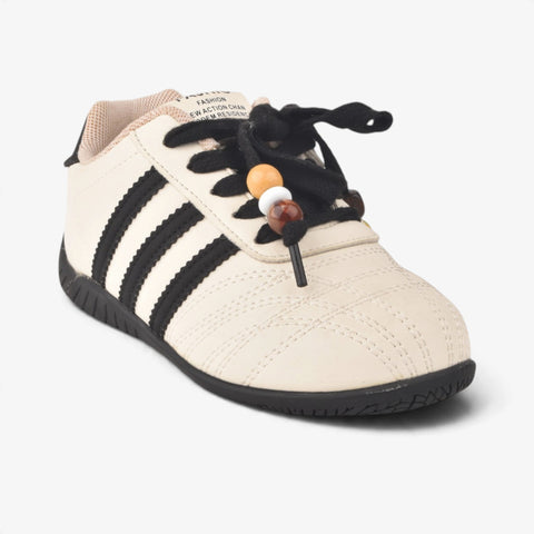 Girls White Casual Sneakers KDJ545