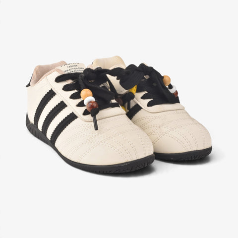 Girls White Casual Sneakers KDJ545