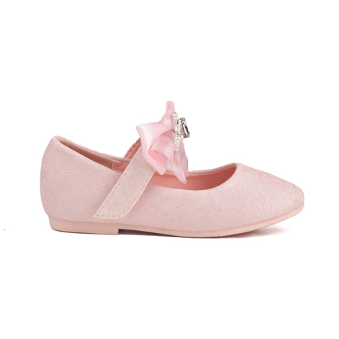 Girls Pink Formal Pumps KD803
