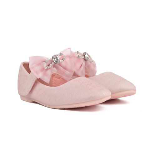 Girls Pink Formal Pumps KD803