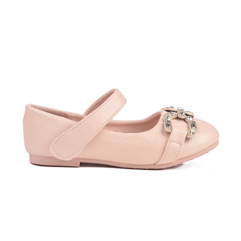 Girls Pink Formal Pumps KD804