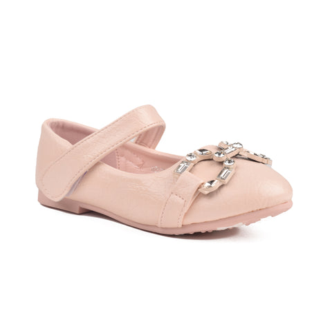 Girls Pink Formal Pumps KD804