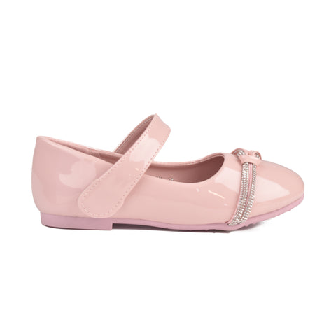 Girls Pink Casual Pumps KD807