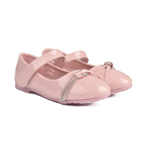 Girls Pink Casual Pumps KD807