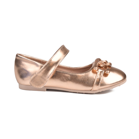 Girls Champagne Formal Pumps KD808