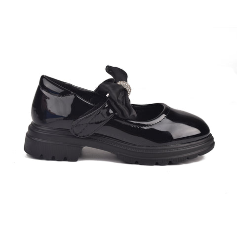 Girls Black Formal Heals KD811