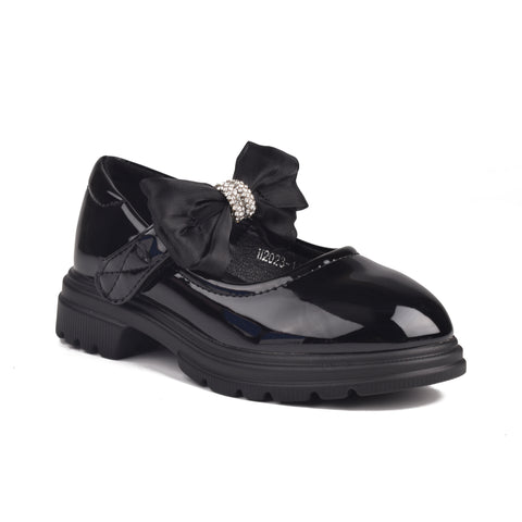 Girls Black Formal Heals KD811