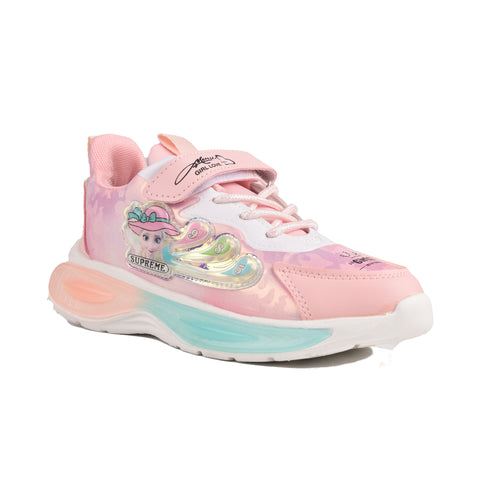 Girls Pink Casual Jogger KD703