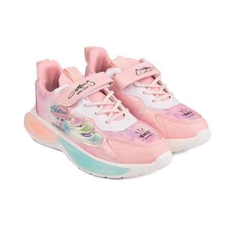 Girls Pink Casual Jogger KD703