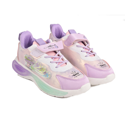 Girls Purple Casual Jogger KD703
