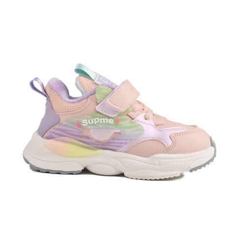 Girls Pink Casual Jogger KD707
