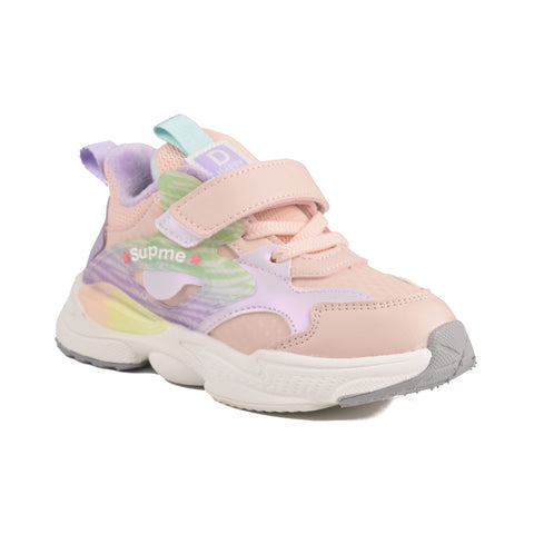 Girls Pink Casual Jogger KD707