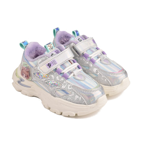 Girls Purple Casual Jogger KD709