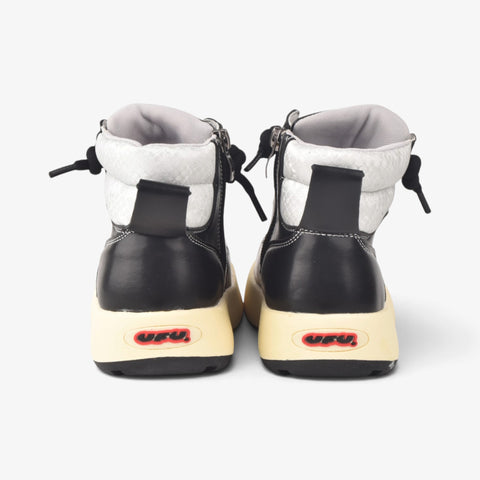 Boys Black  Long Boots KDJ598