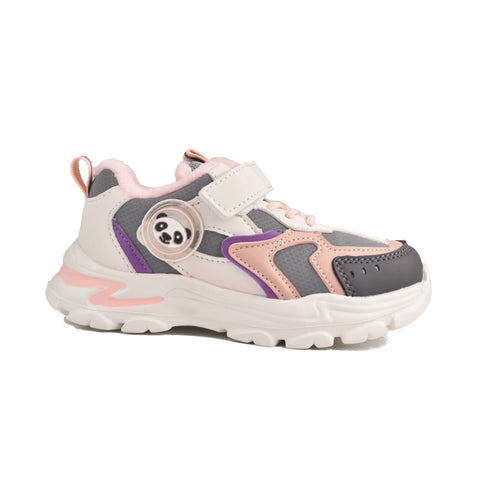 Girls Pink LED Light Casual Jogger KD708