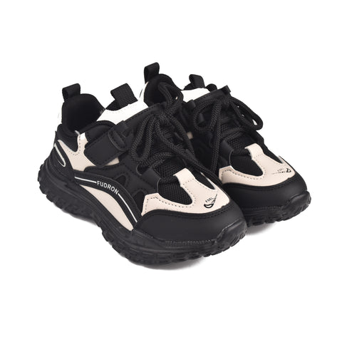 Boys Black Casual  Jogger KD715