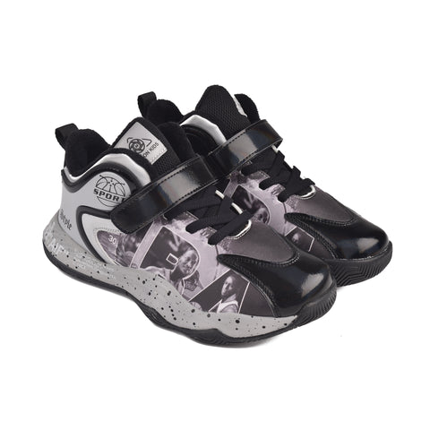 Boys Grey Half Long Jogger KD728