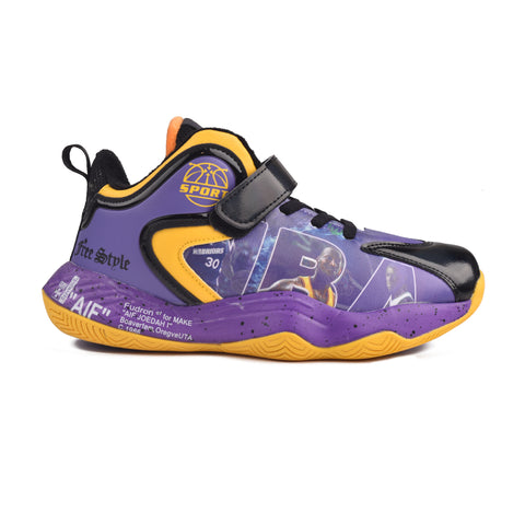 Boys Purple Half Long Jogger KD728
