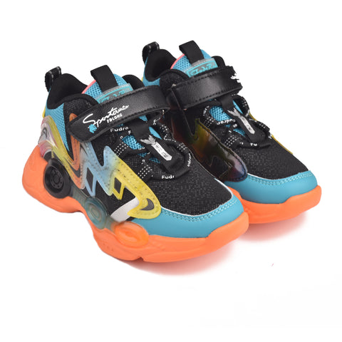 Boys Orange Casual Jogger KD726
