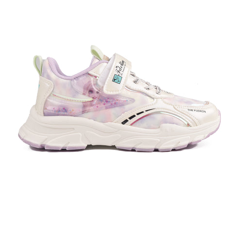 Girls Purple Casual Jogger KD731