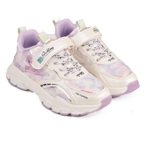 Girls Purple Casual Jogger KD731