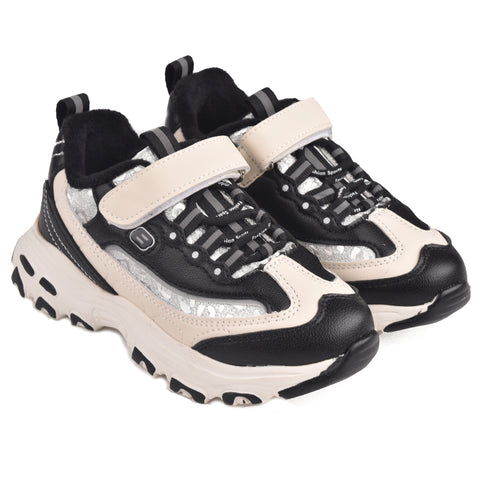 Girls Black Casual Jogger KD735