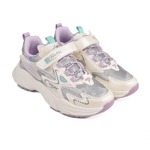 Girls Purple Casual Jogger KD738