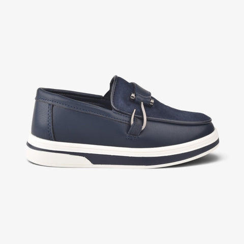 Boys Navy Formal Shoes kDJ547