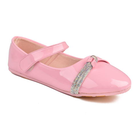 Girls Pink Casual Pumps KD812