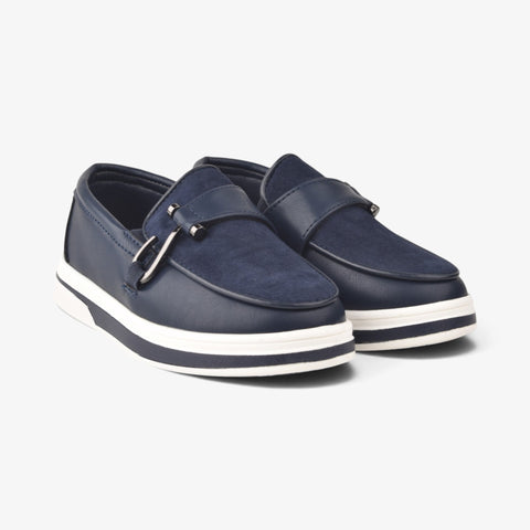 Boys Navy Formal Shoes kDJ547