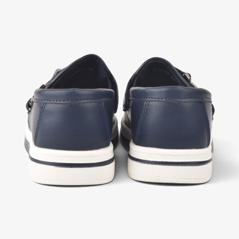 Boys Navy Formal Shoes kDJ547