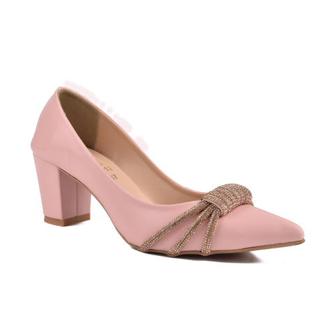 Pink Casual court shoes WN1228