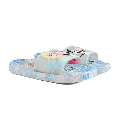 Girls Skyblue Casual Slippers KD104