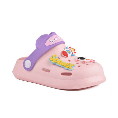 Kids Pink Crocs KD003