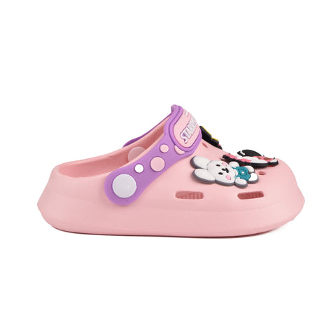 Kids Pink Crocs KD004