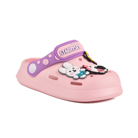 Kids Pink Crocs KD004