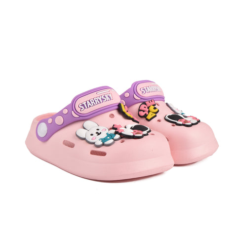 Kids Pink Crocs KD004