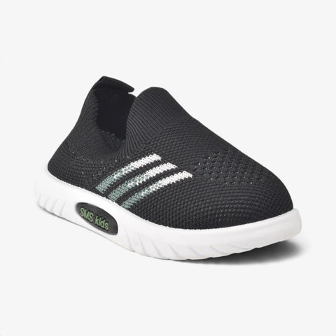 Boys Black Canvas Shoes KDJS83