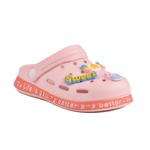 Kids Pink Crocs KD001