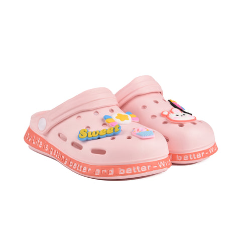 Kids Pink Crocs KD001