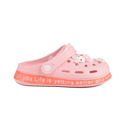 Kids Pink Crocs KD002