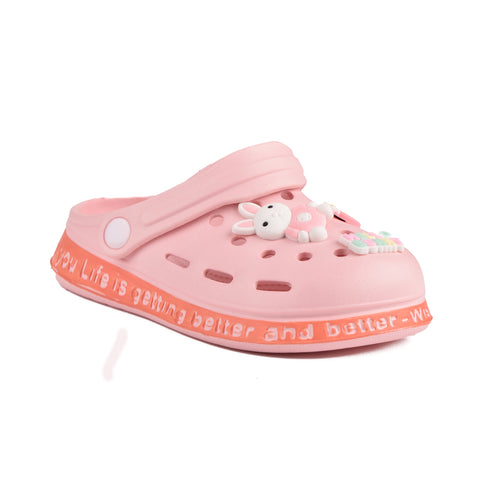 Kids Pink Crocs KD002